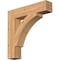 Ekena Millwork Thorton Block Smooth Bracket, Western Red Cedar, 5 1/2"W x 28"D x 28"H BKT06X28X28THR05SWR - alternate 1